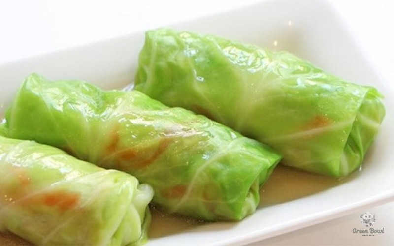 Bắp cải cuộn thịt mềm ngon, đậm vị