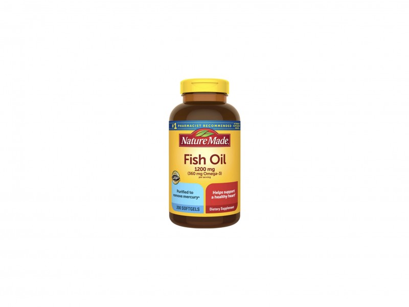 Dầu Cá Nature Made Fish Oil Omega 3 1200mg Hộp 200 viên
